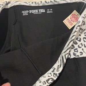 Pink Victoria’s Secret yoga pants